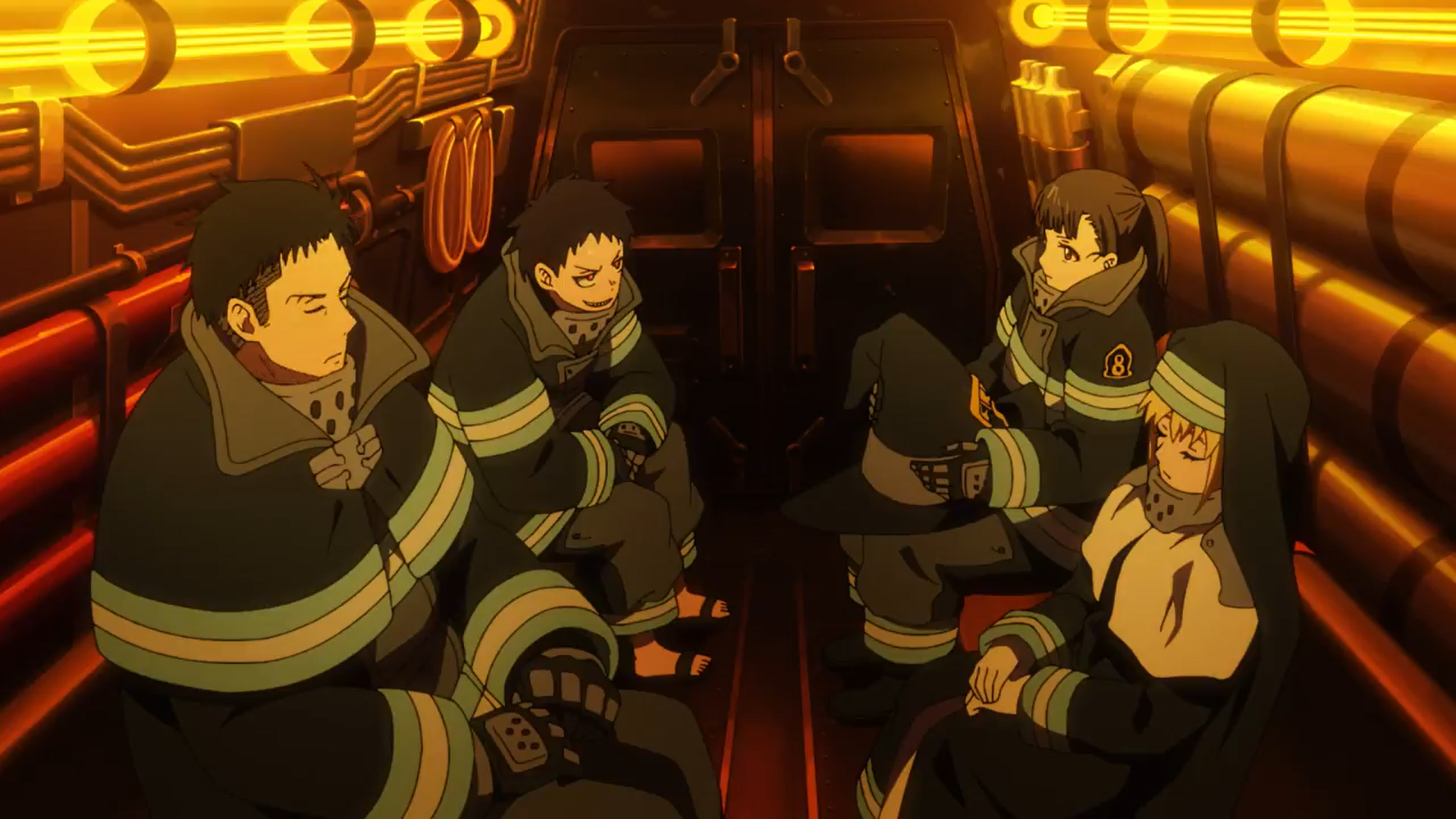 Fire force. Пламенная бригада пожарных аниме. Пламенная бригада пожарных аниме кадры. Аниме Пламенная бригада Пожарников 2 сезон. Аниме Пламенная бригада пожарных 1 сезон.